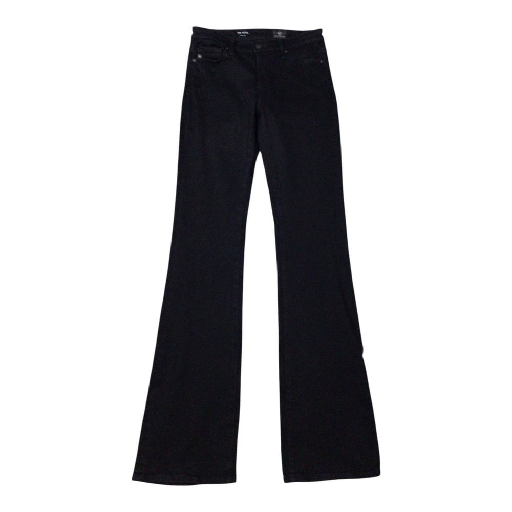 AG Adriano Goldschmied The Angel Jeans Black Flare 25R Boot Cut Closet Staple